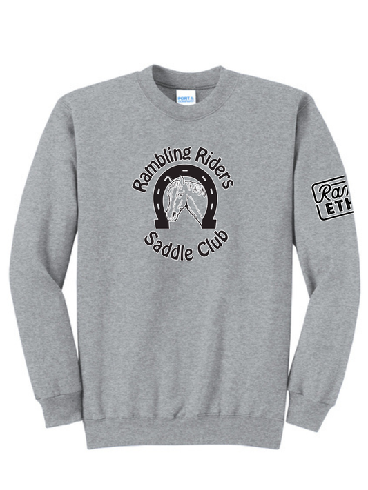 Rambling Riders Saddle Club Logo Crewneck