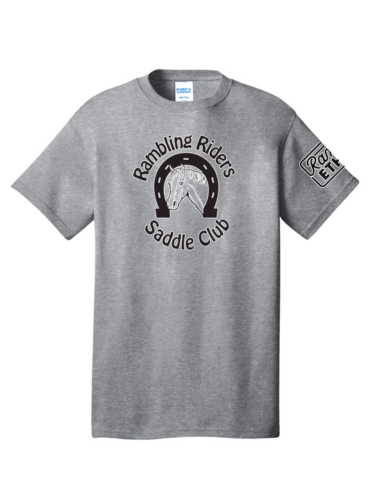 Rambling Riders Saddle Club Logo Tee