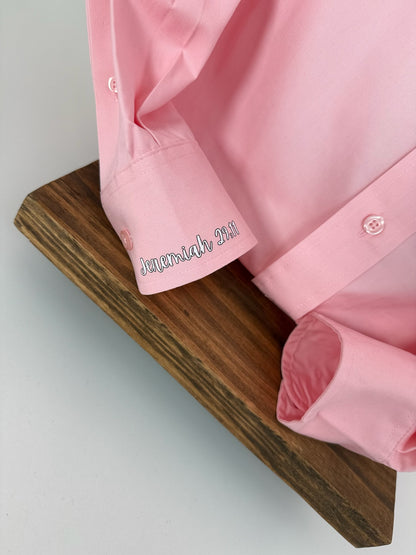 Light Pink Button Up WOMENS Sizes