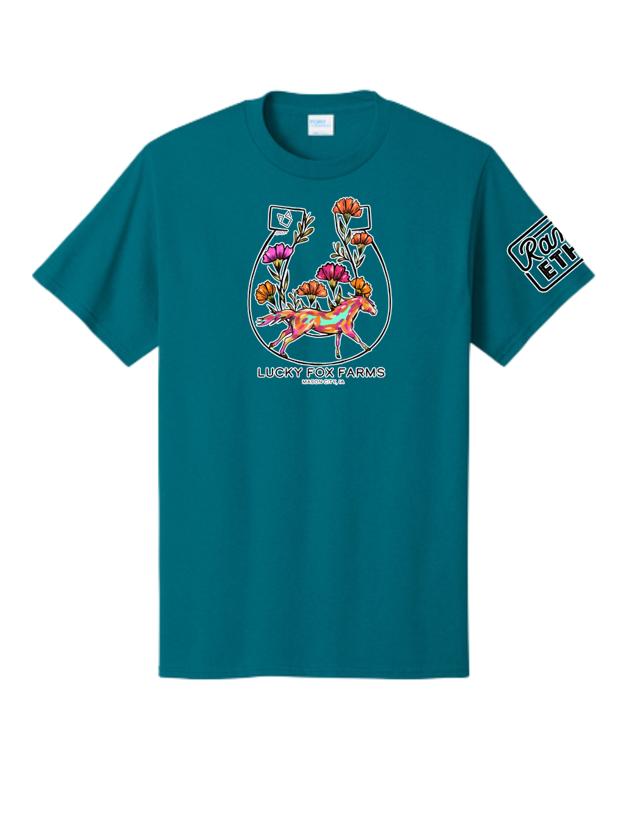 YOUTH Lucky Fox Farms Logo Tee