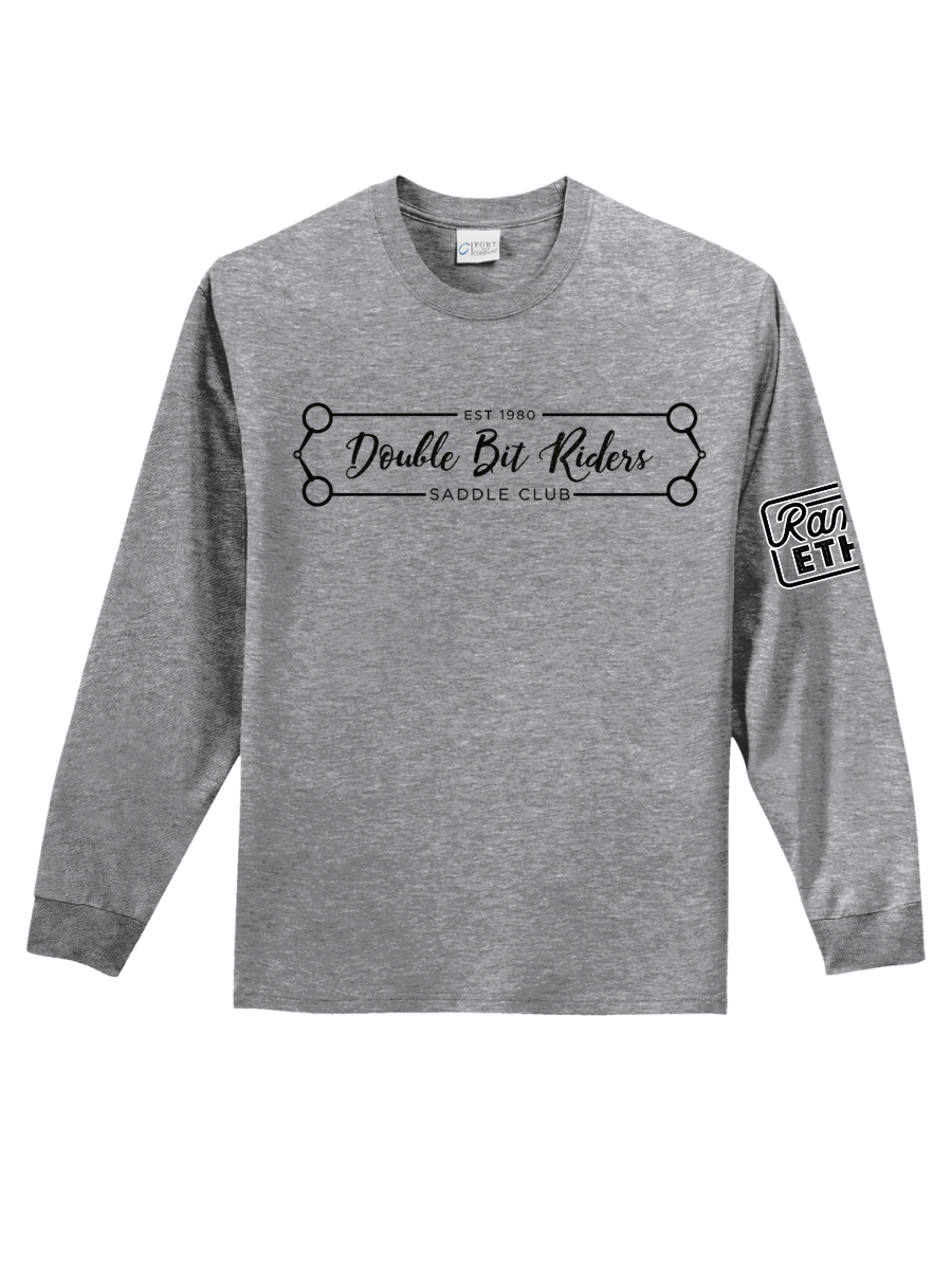 Double Bit Riders Logo Long Sleeve