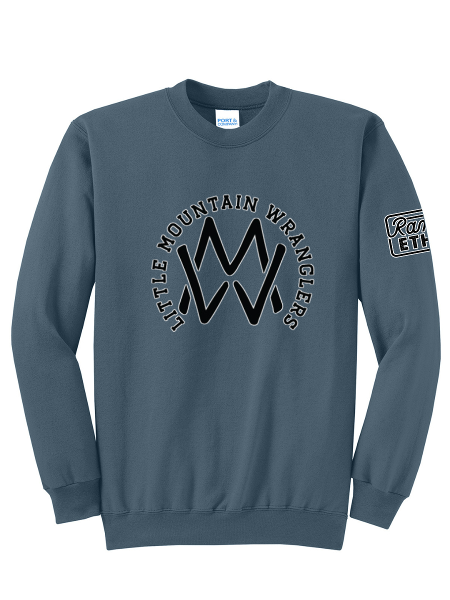 Little Mountain Wranglers Logo Crewneck