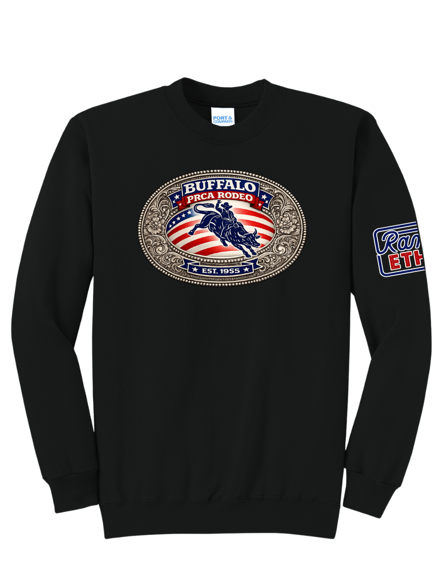Buffalo Rodeo Buckle Crewneck