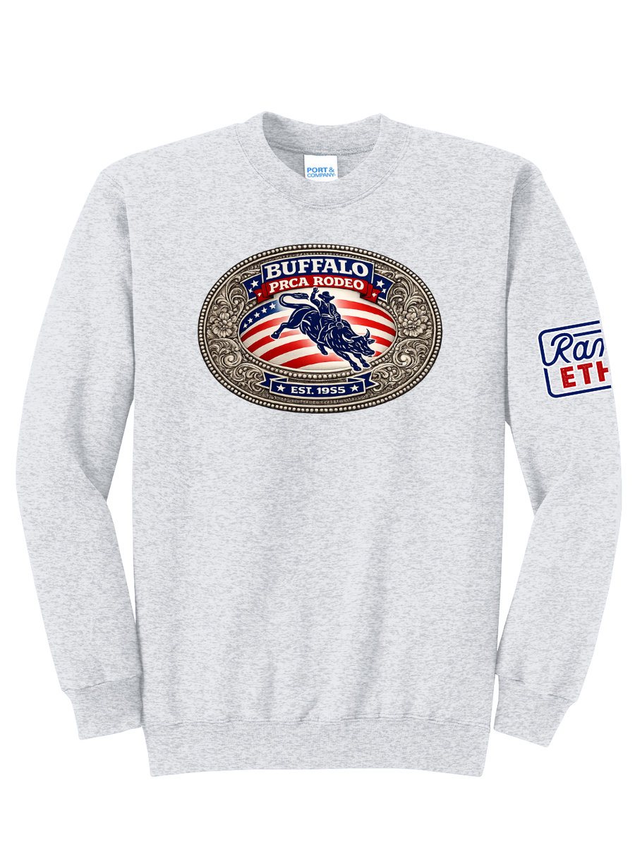 Buffalo Rodeo Buckle Crewneck