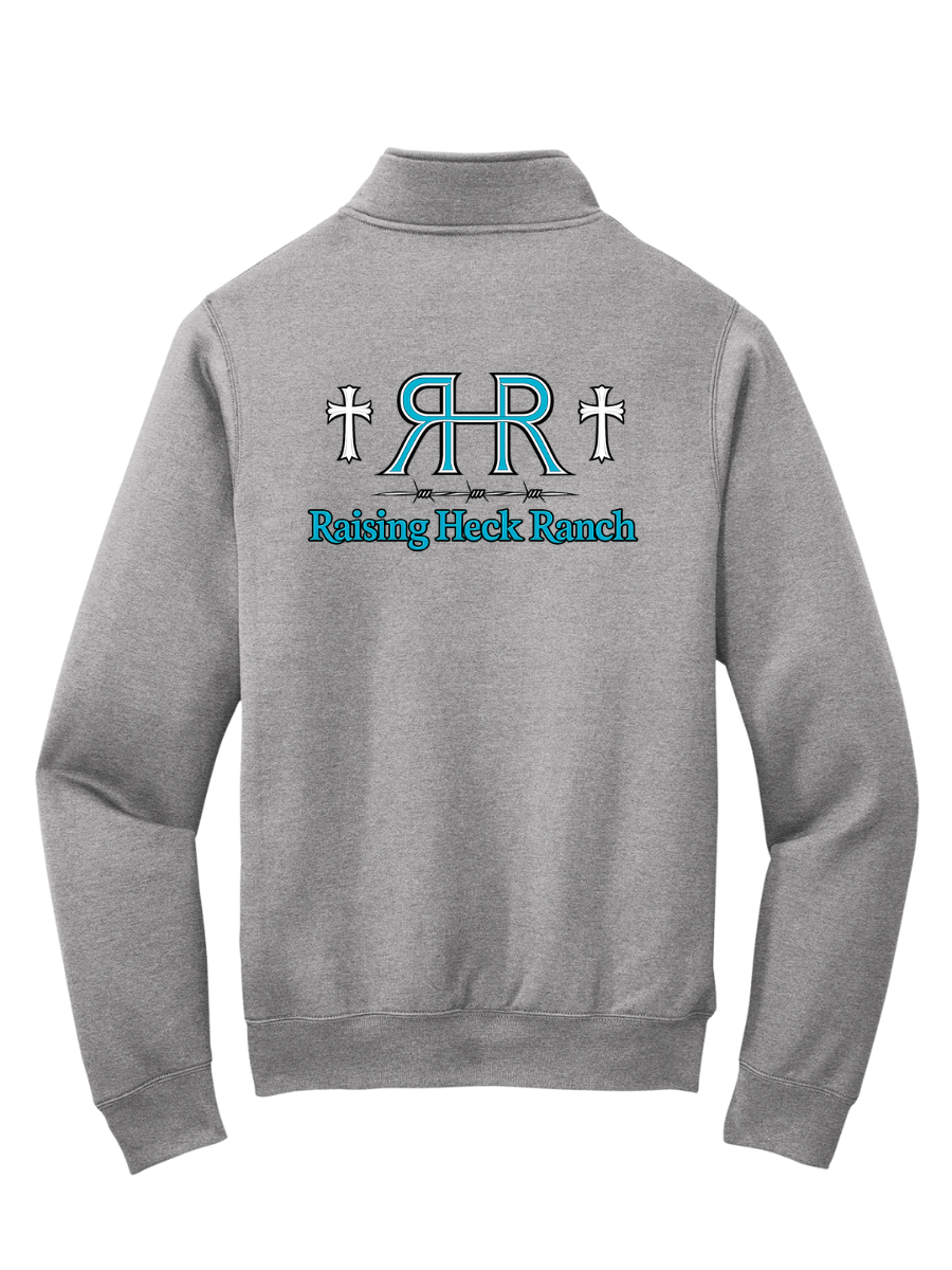 Raising Heck Logo Quarterzip