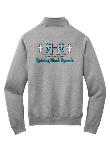 Raising Heck Logo Quarterzip