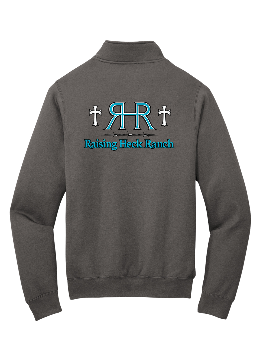 Raising Heck Logo Quarterzip