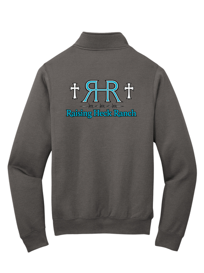 Raising Heck Logo Quarterzip