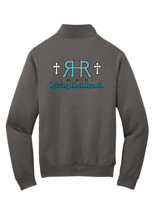 Raising Heck Logo Quarterzip