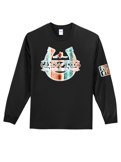 Cans for Kids Serape Logo Long Sleeve