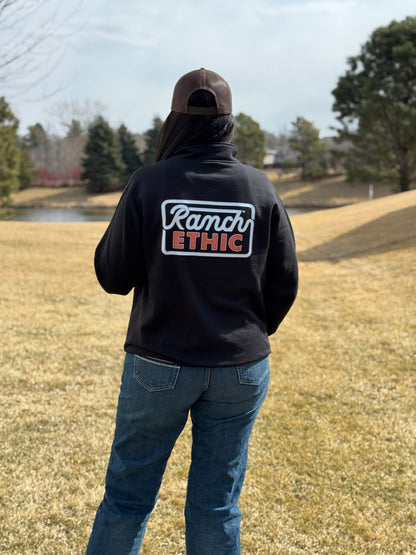 Black Logo Quarterzip