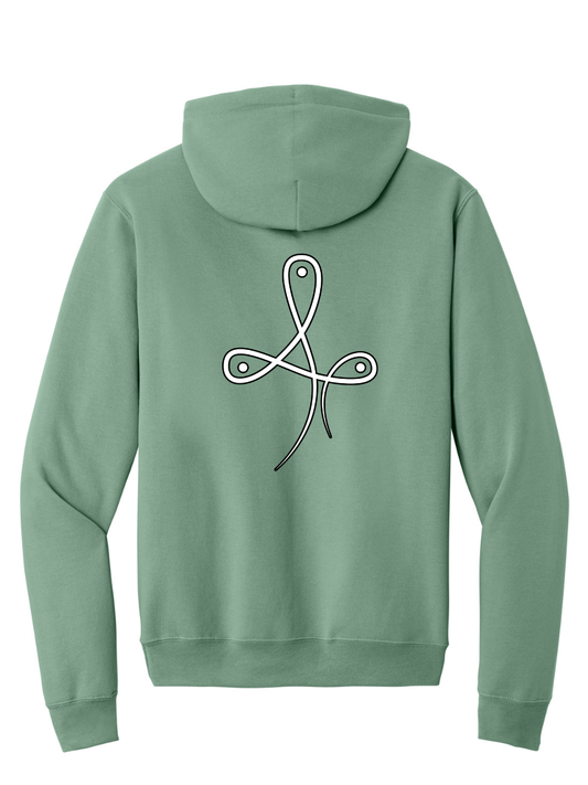 Barrel Clover Green Logo Hoodie