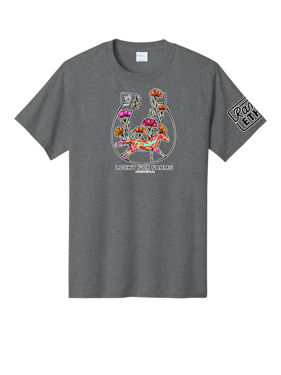YOUTH Lucky Fox Farms Logo Tee