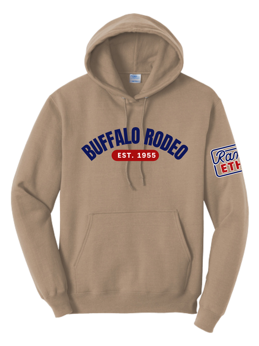 Buffalo Rodeo Arched Hoodie