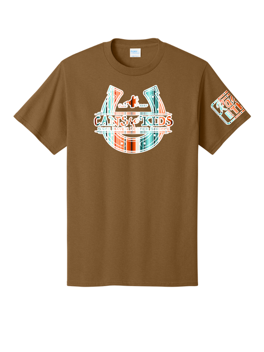 Cans for Kids Serape Logo Tee