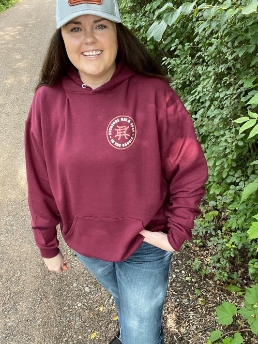 Maroon Logo Hoodie