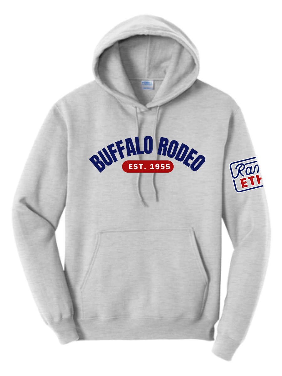 Buffalo Rodeo Arched Hoodie
