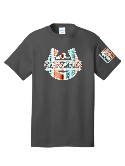 Cans for Kids Serape Logo Tee
