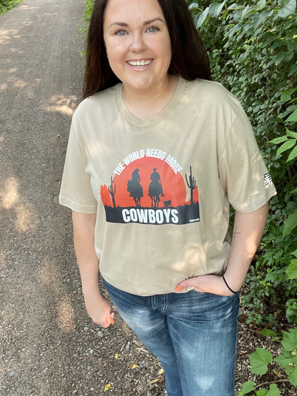 "The World Needs More Cowboys" Tee