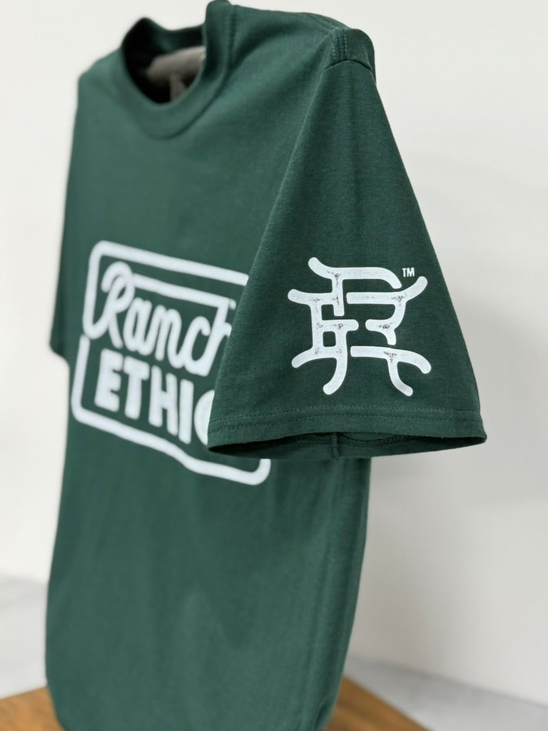 Dark Green Logo Tee