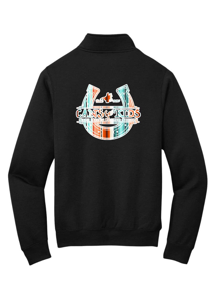 Cans for Kids Serape Logo Quarterzip