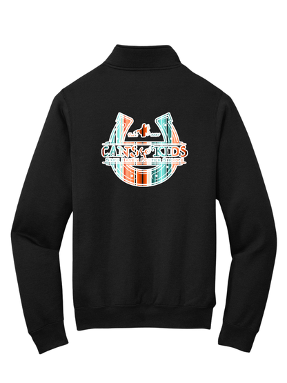 Cans for Kids Serape Logo Quarterzip