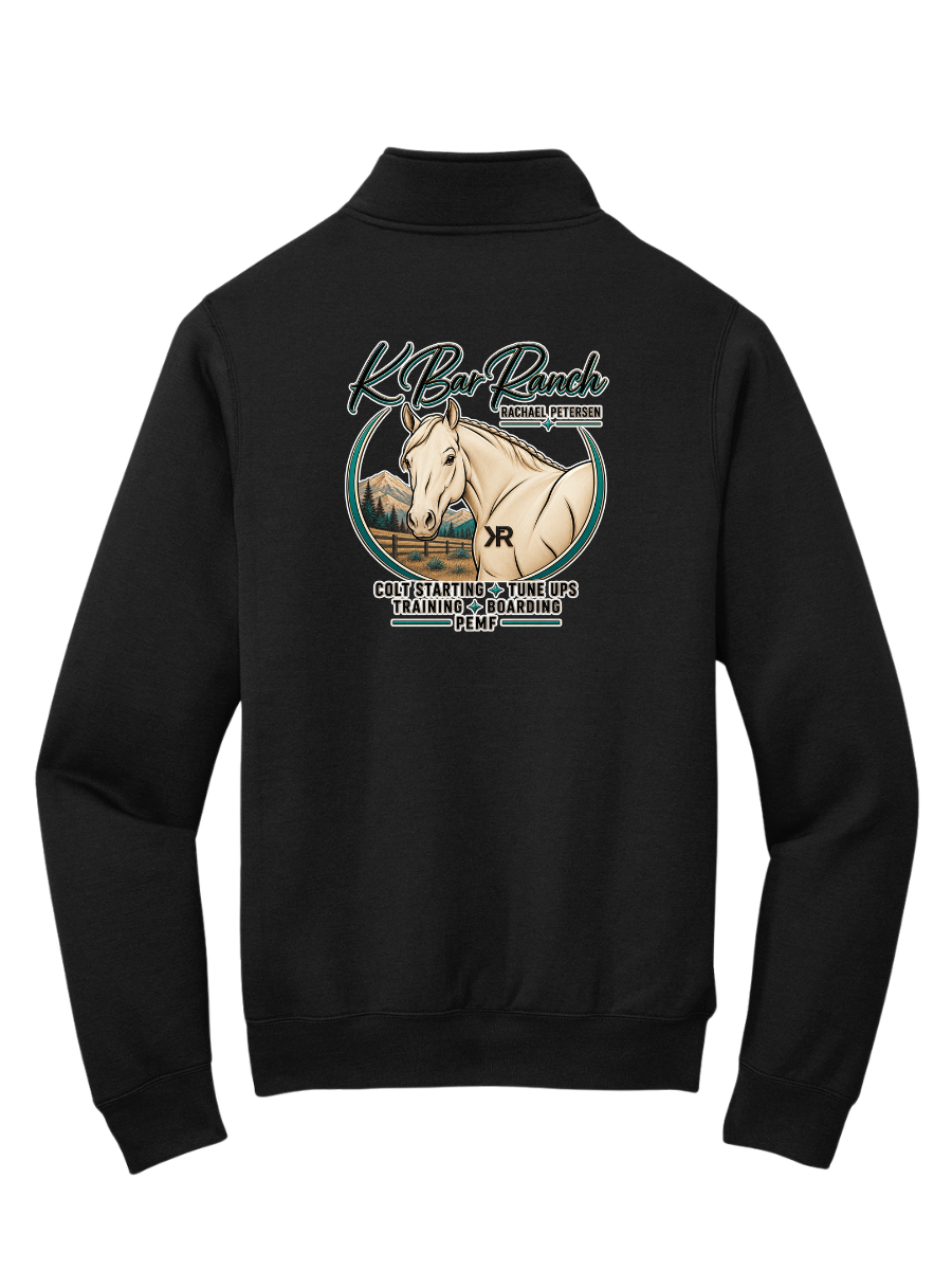 K Bar Ranch Logo Quarterzip