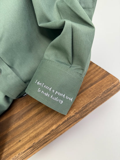 Clover Green Button Up WOMENS Sizes