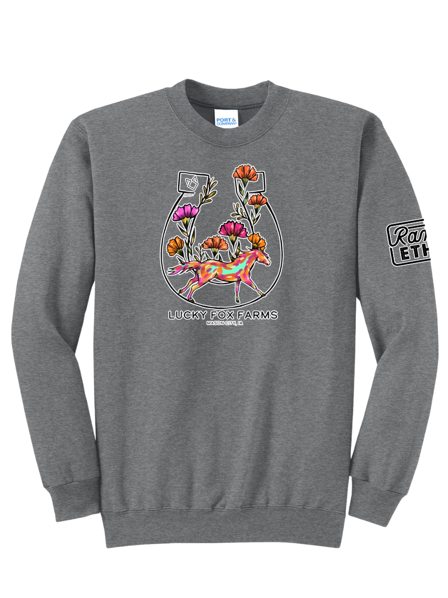 Lucky Fox Farms Logo Crewneck