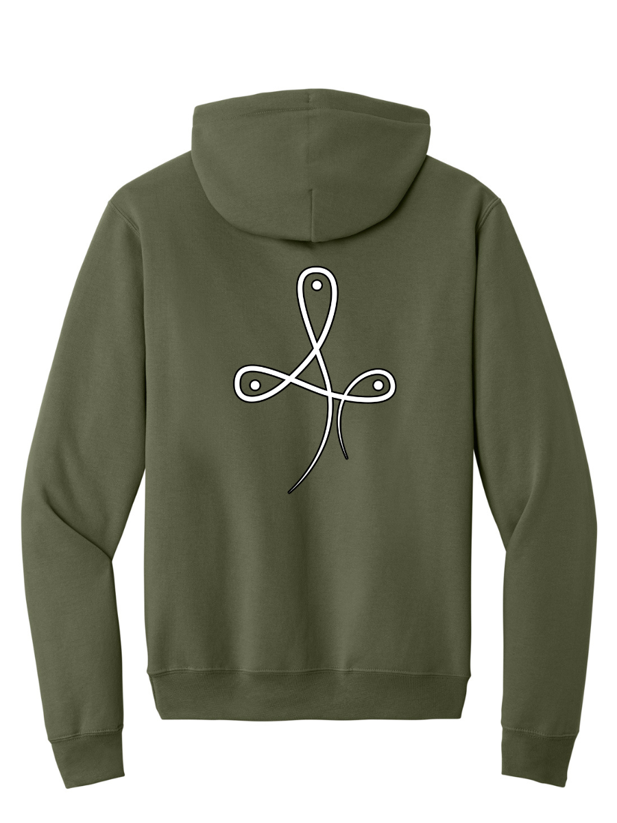 YOUTH Barrel Clover Green Logo Hoodie