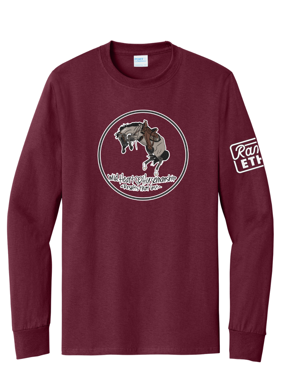 Wild Heart Horsemanship Logo Long Sleeve