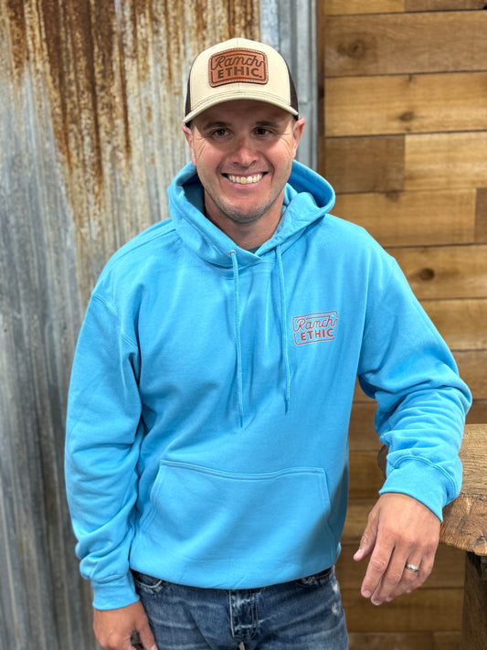 Aqua Logo Hoodie