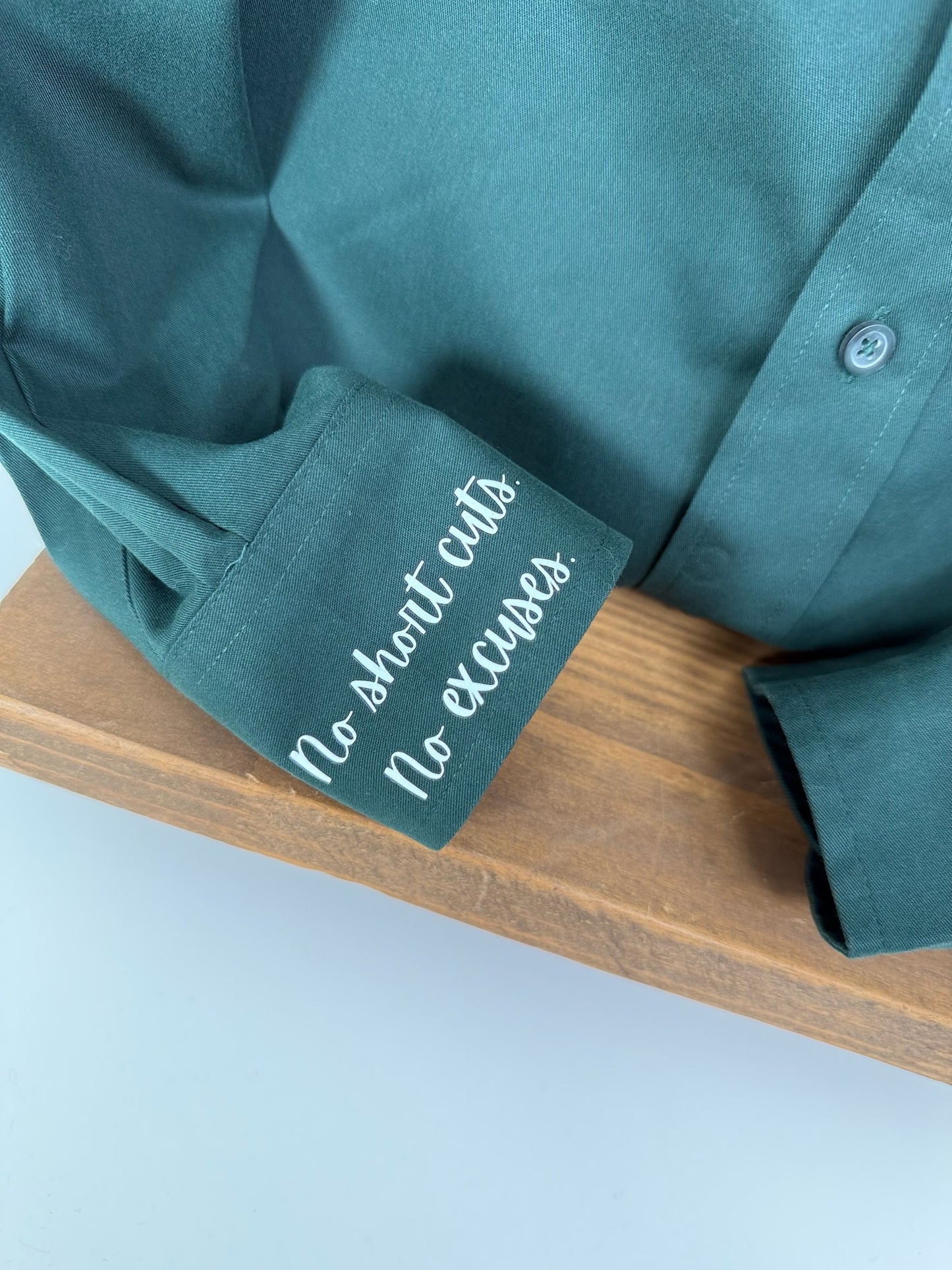 Dark Green Button Up UNISEX Sizes
