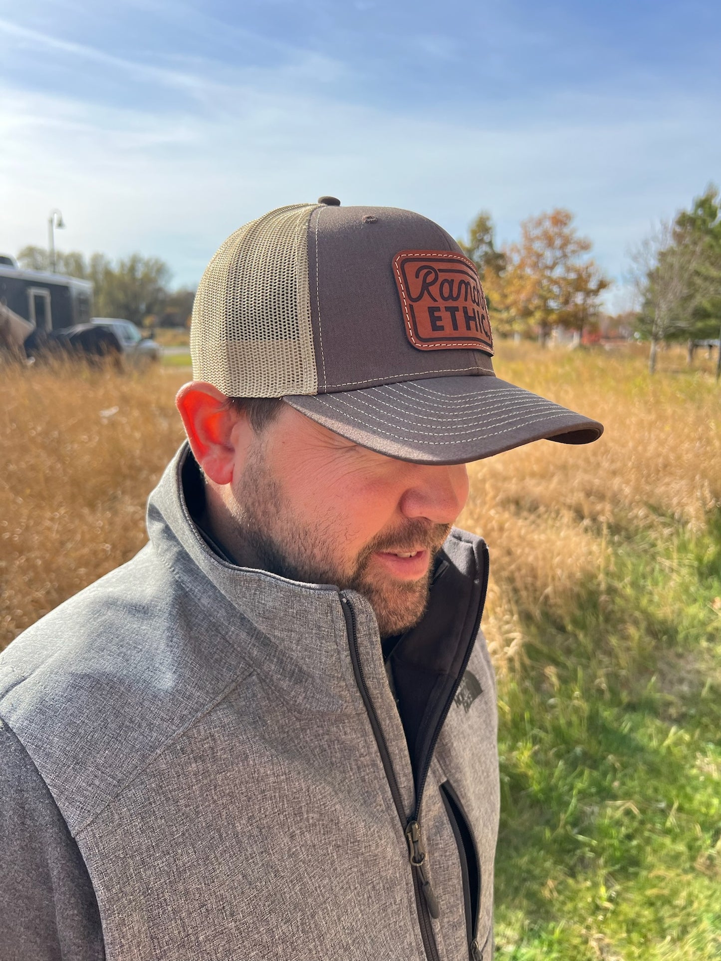Leather Patch Hats