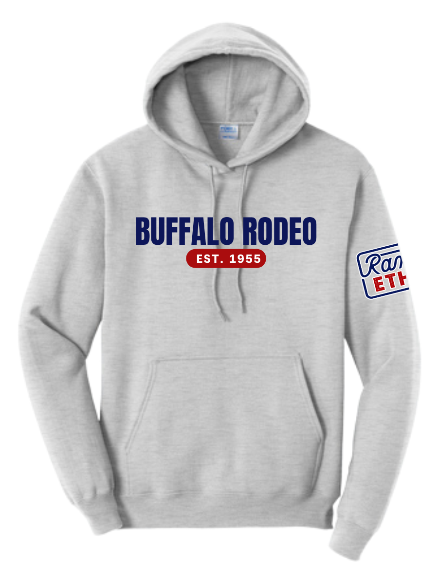 YOUTH Buffalo Rodeo Est. Hoodie