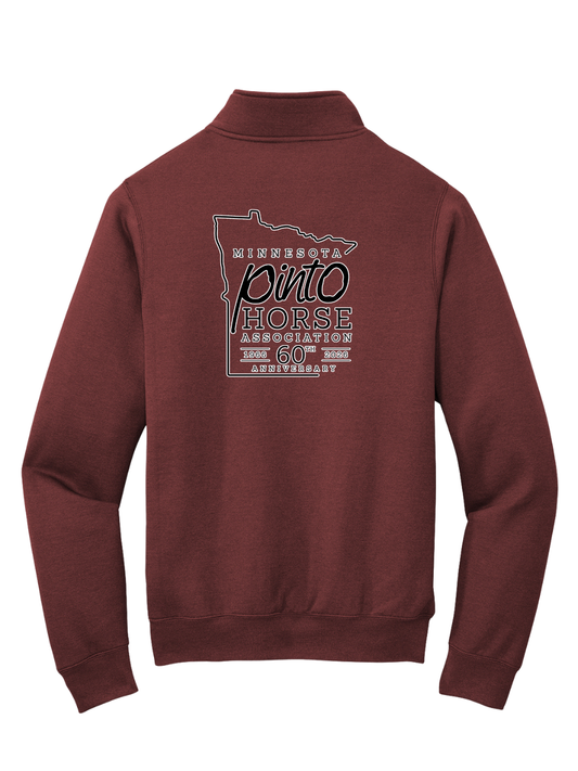 MN Pinto 60th Logo Quarterzip