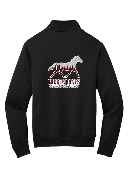 Hidden Pines Logo Quarterzip