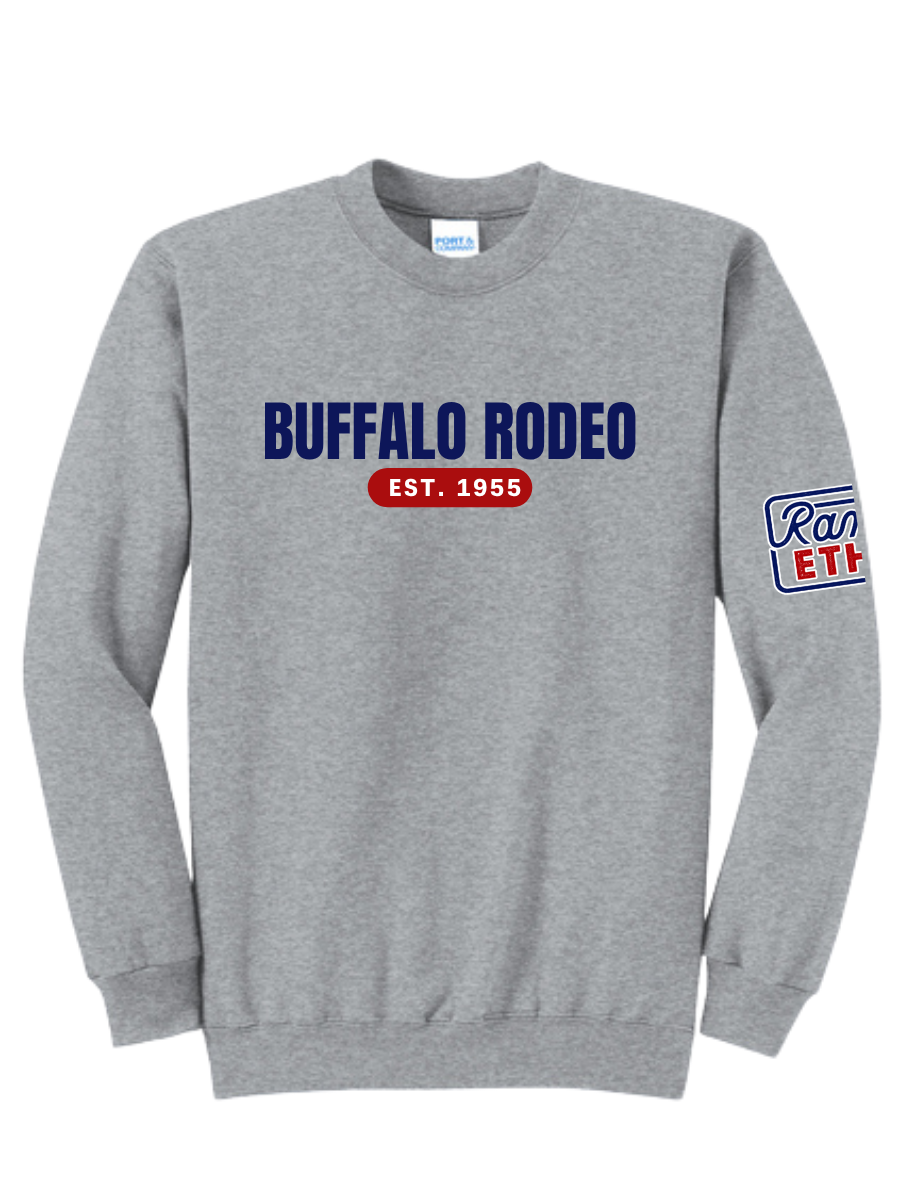 Buffalo Rodeo Est Crewneck