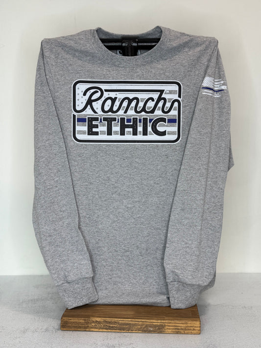 Blue Line Logo Long Sleeve