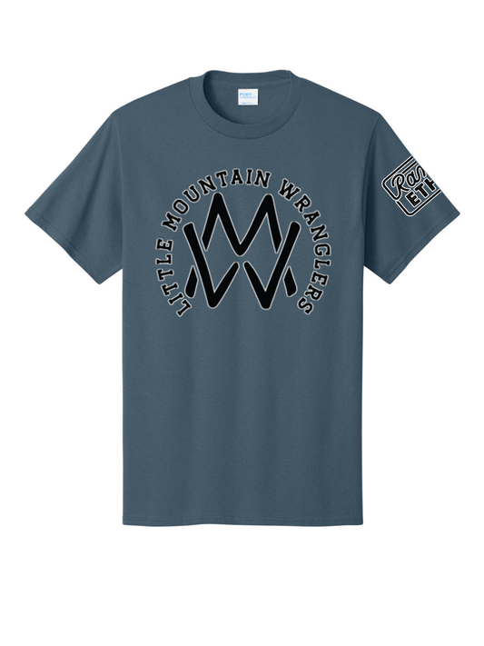 YOUTH Little Mountain Wranglers Logo Tee