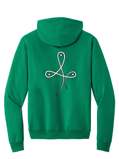 YOUTH Barrel Clover Green Logo Hoodie