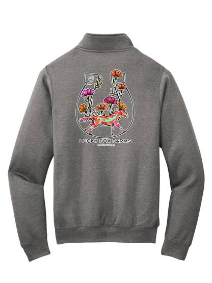 Lucky Fox Farms Logo Quarterzip