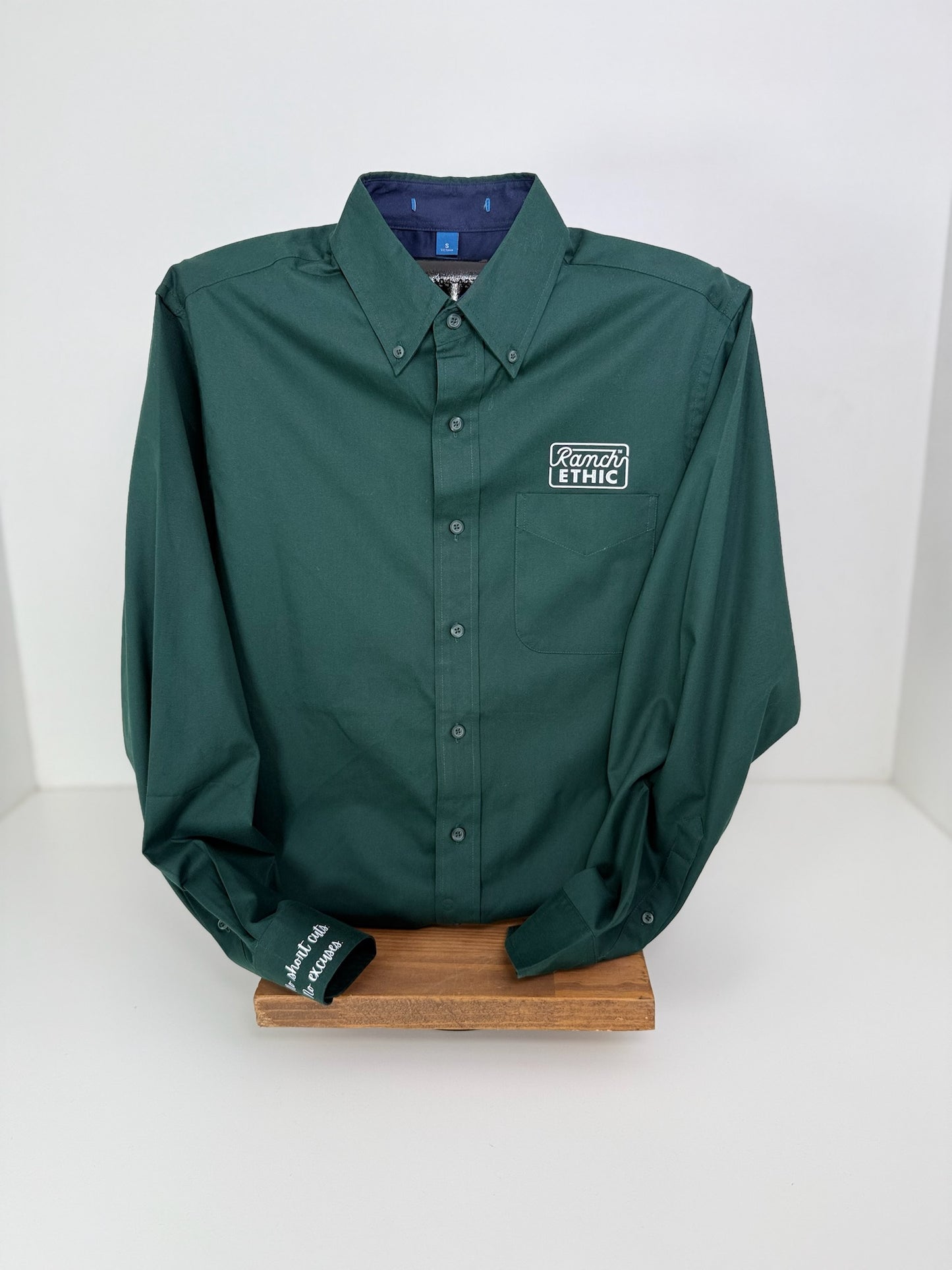 Dark Green Button Up UNISEX Sizes