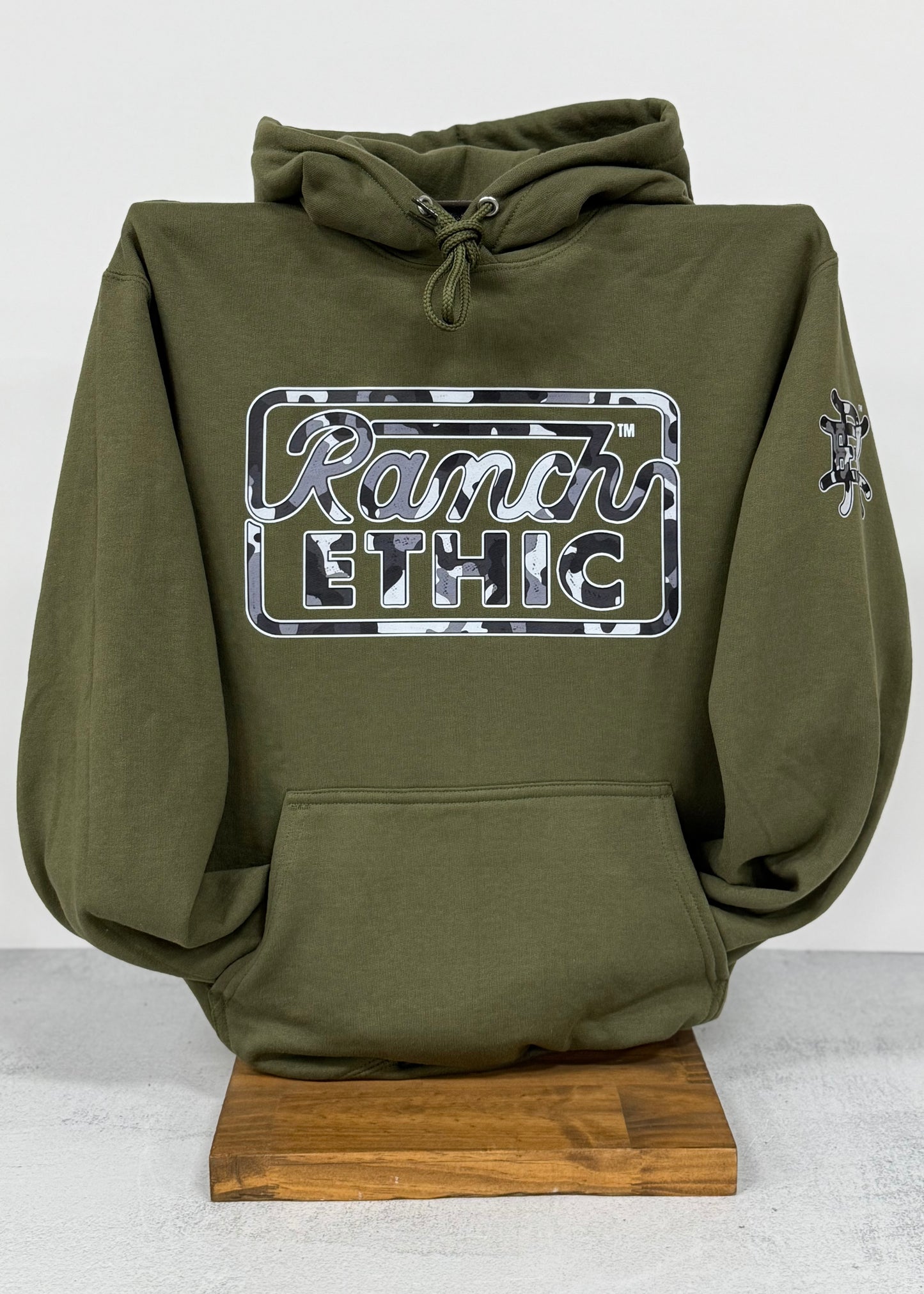 Olive Logo Hoodie