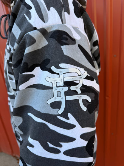 Snow Camo Logo Hoodie