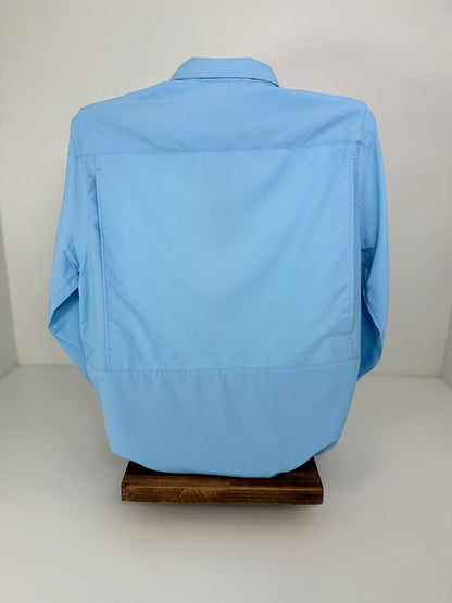 Breathable Light Blue Button Up WOMENS Sizes