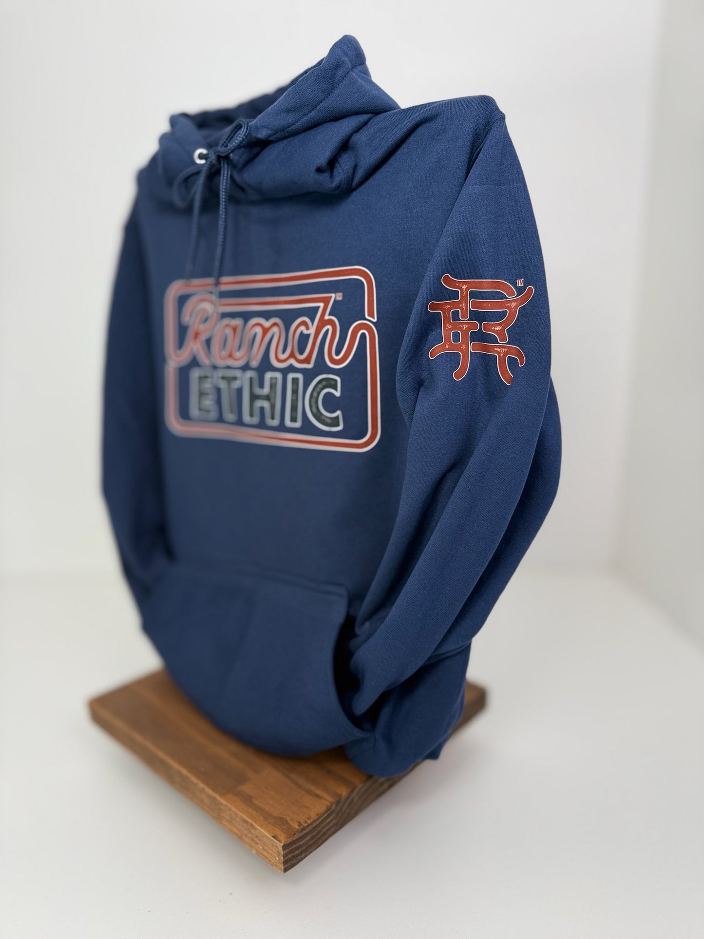 Navy Logo Hoodie