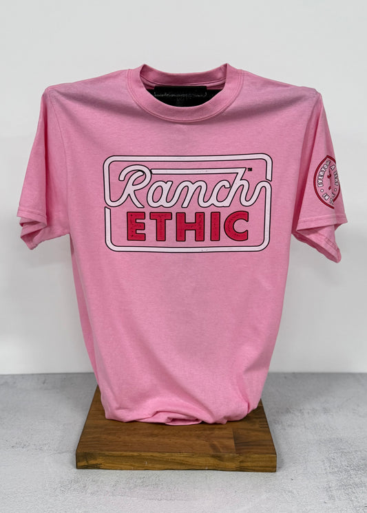 Tough Enough to Wear Pink Logo Tee
