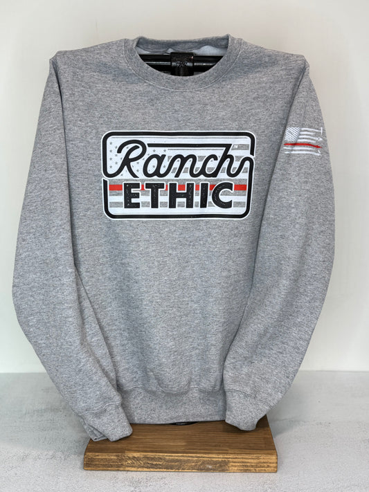 Red Line Logo Crewneck