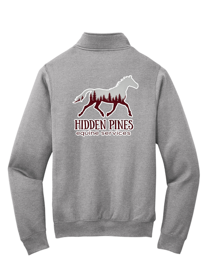 Hidden Pines Logo Quarterzip